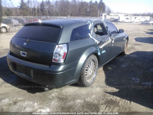 2D4FV47T26H213591 - 2006 DODGE MAGNUM SE GREEN photo 4