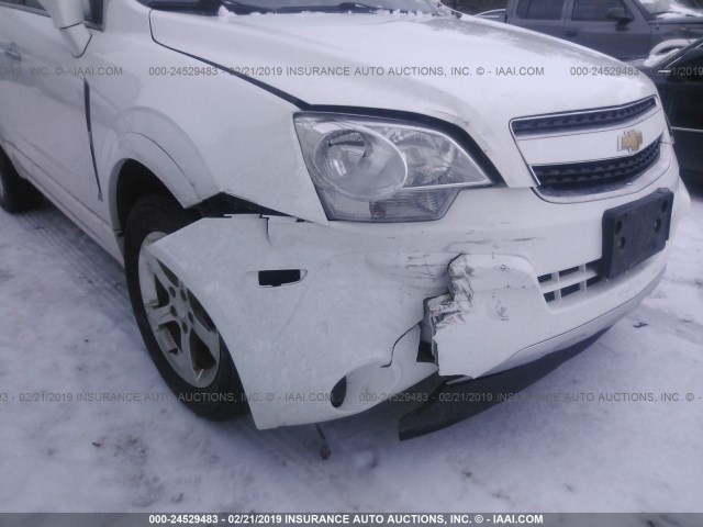 3GNAL3E59CS524074 - 2012 CHEVROLET CAPTIVA SPORT/LT WHITE photo 6