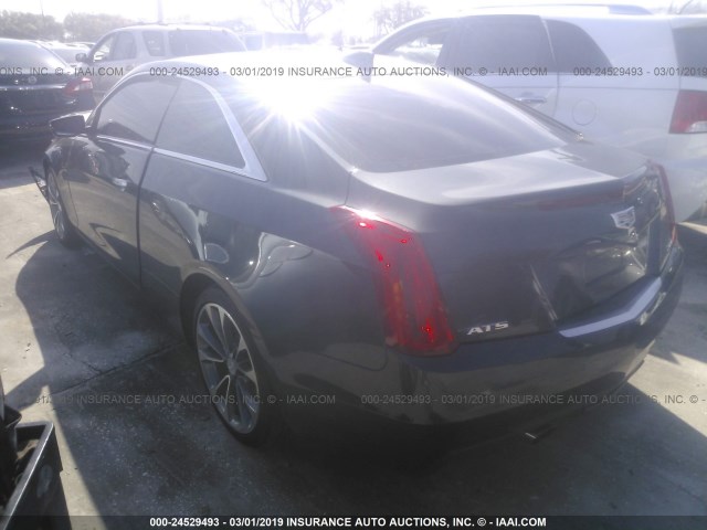 1G6AB1RXXF0114443 - 2015 CADILLAC ATS LUXURY BLACK photo 3