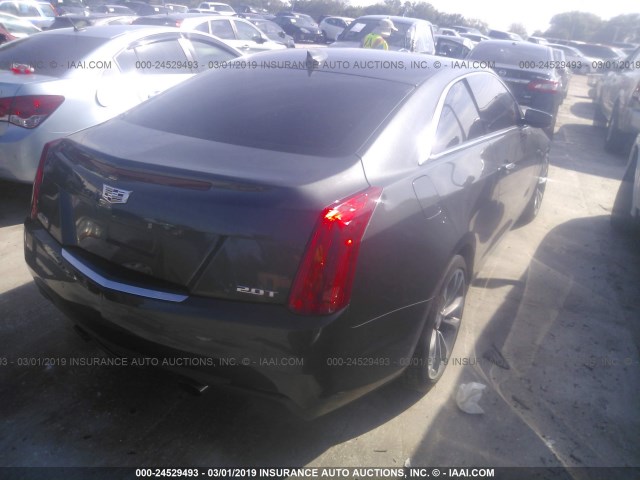 1G6AB1RXXF0114443 - 2015 CADILLAC ATS LUXURY BLACK photo 4