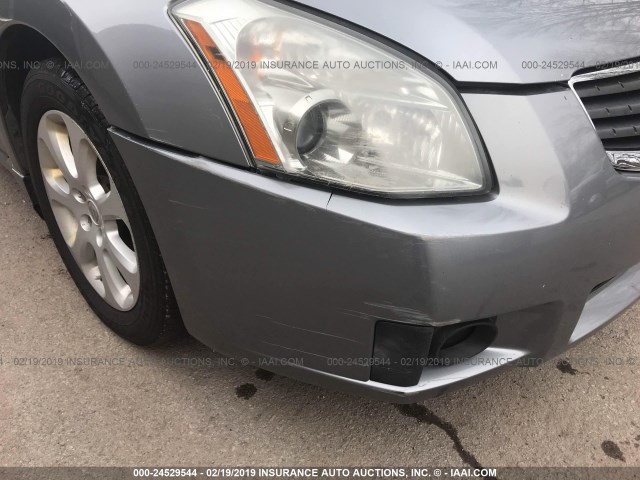 1N4BA41E78C800074 - 2008 NISSAN MAXIMA SE/SL GRAY photo 6