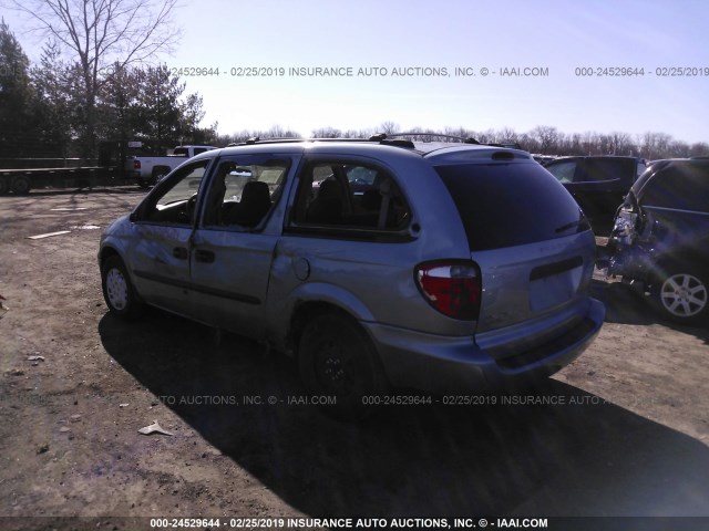 1D4GP24R33B341287 - 2003 DODGE GRAND CARAVAN SE TEAL photo 3