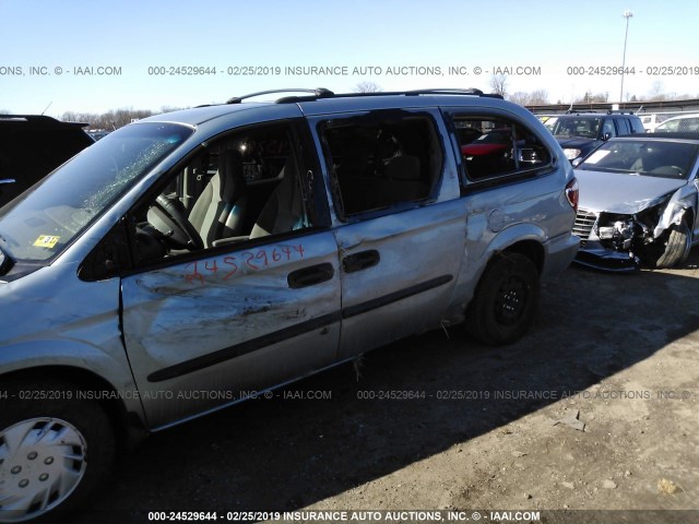 1D4GP24R33B341287 - 2003 DODGE GRAND CARAVAN SE TEAL photo 6