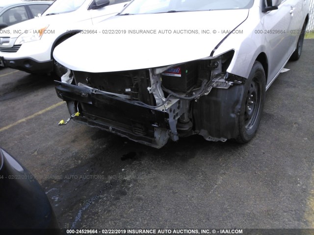 4T1BF1FK0CU042425 - 2012 TOYOTA CAMRY SE/LE/XLE SILVER photo 6