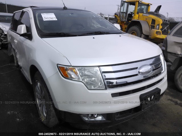 2FMDK3JC0ABB69078 - 2010 FORD EDGE SEL WHITE photo 1