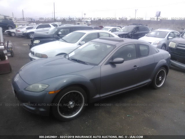 JM1FE173X60205528 - 2006 MAZDA RX8 GRAY photo 2