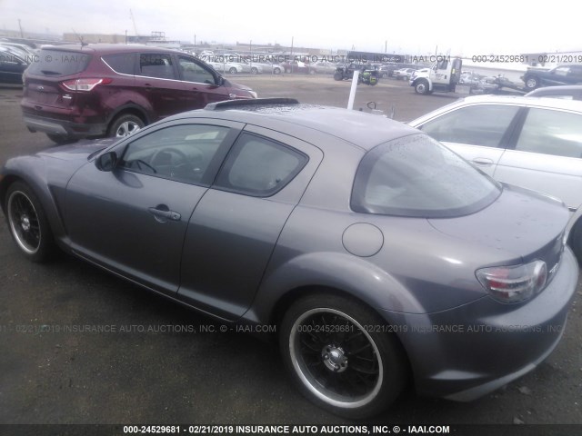 JM1FE173X60205528 - 2006 MAZDA RX8 GRAY photo 3