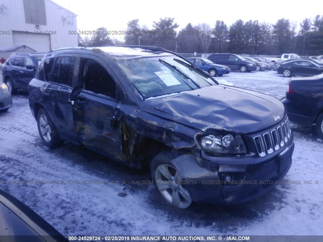 1C4NJDBB0FD105244 - 2015 JEEP COMPASS SPORT GRAY photo 1