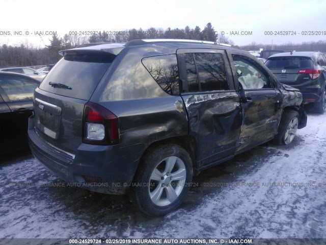 1C4NJDBB0FD105244 - 2015 JEEP COMPASS SPORT GRAY photo 4