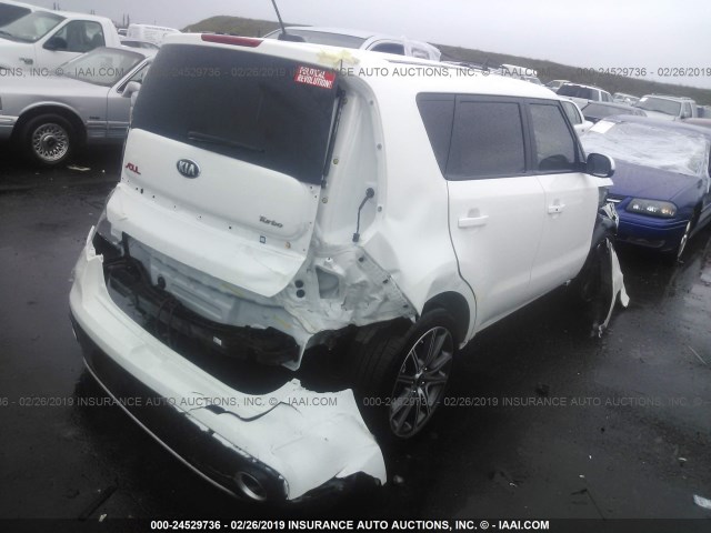 KNDJX3AA1K7659935 - 2019 KIA SOUL ! WHITE photo 4