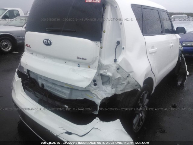 KNDJX3AA1K7659935 - 2019 KIA SOUL ! WHITE photo 6