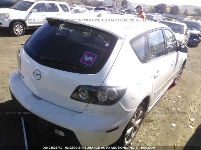 JM1BK343791231414 - 2009 MAZDA 3 S WHITE photo 4