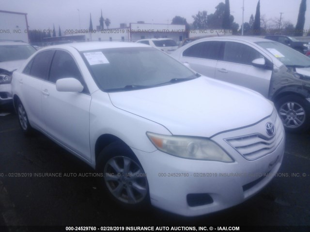 4T1BK3EK8AU603363 - 2010 TOYOTA CAMRY SE/LE/XLE WHITE photo 1