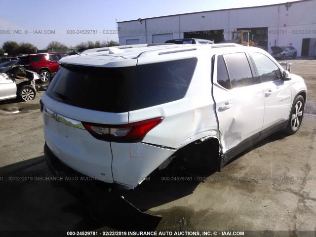 1GNERHKW3JJ280608 - 2018 CHEVROLET TRAVERSE LT WHITE photo 6