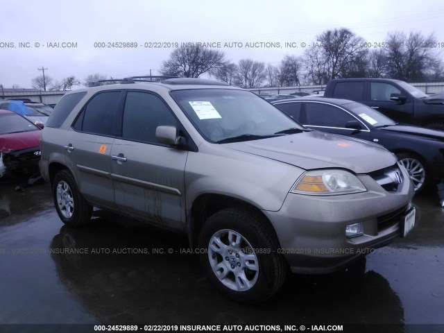 2HNYD18804H523263 - 2004 ACURA MDX TOURING TAN photo 1