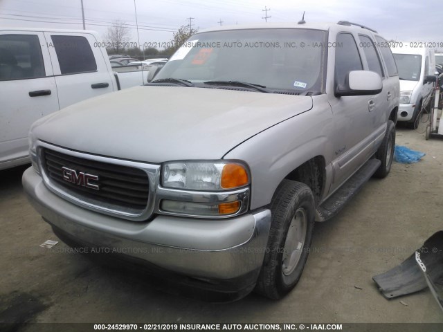 1GKEC13V65J161971 - 2005 GMC YUKON SILVER photo 2