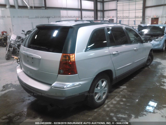 2C4GM68405R368298 - 2005 CHRYSLER PACIFICA TOURING SILVER photo 4