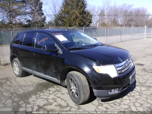 2FMDK48C47BB15948 - 2007 FORD EDGE SEL BLACK photo 1