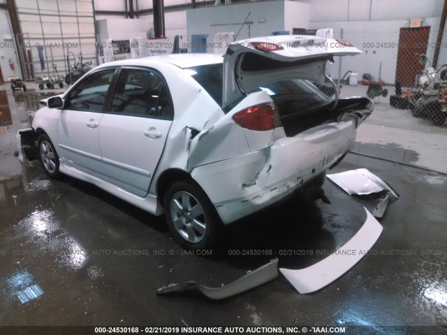 1NXBR32E28Z012109 - 2008 TOYOTA COROLLA CE/LE/S WHITE photo 3