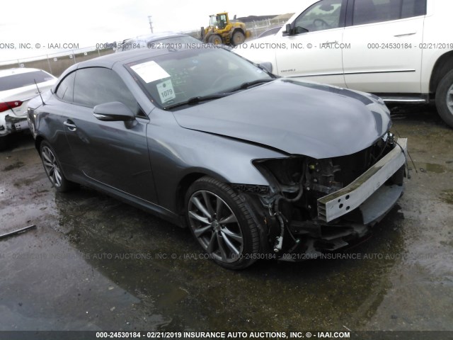 JTHFF2C25D2527820 - 2013 LEXUS IS 250 GRAY photo 1