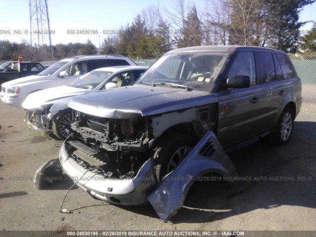 SALSK25407A116273 - 2007 LAND ROVER RANGE ROVER SPORT HSE GRAY photo 2