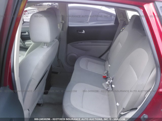 JN8AS5MT9DW523735 - 2013 NISSAN ROGUE S/SV RED photo 8