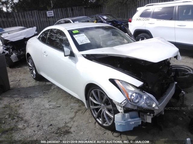 JN1CV6FE8AM354110 - 2010 INFINITI G37 SPORT WHITE photo 1