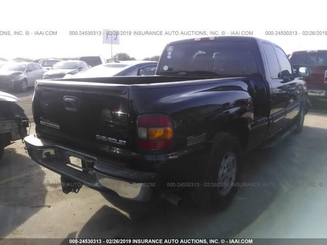 1GCEC19TX4Z314885 - 2004 CHEVROLET SILVERADO C1500 BLACK photo 4