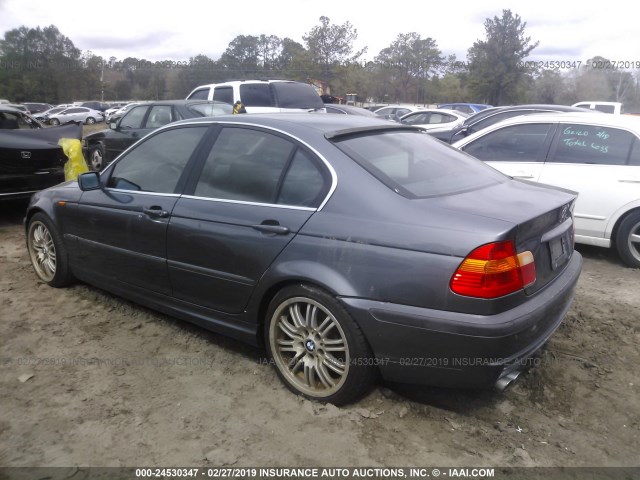 WBAEV53473KM25143 - 2003 BMW 330 I GRAY photo 3