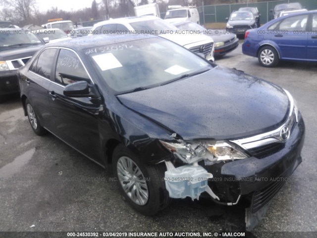 4T1BF1FK8EU409218 - 2014 TOYOTA CAMRY L/SE/LE/XLE 蓝色 照片 1