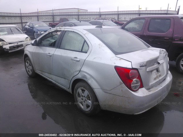 1G1JA5SH1G4128535 - 2016 CHEVROLET SONIC LS SILVER photo 3
