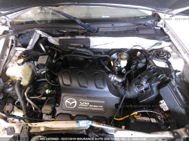 4F2YU081X2KM15046 - 2002 MAZDA TRIBUTE LX/ES SILVER photo 10