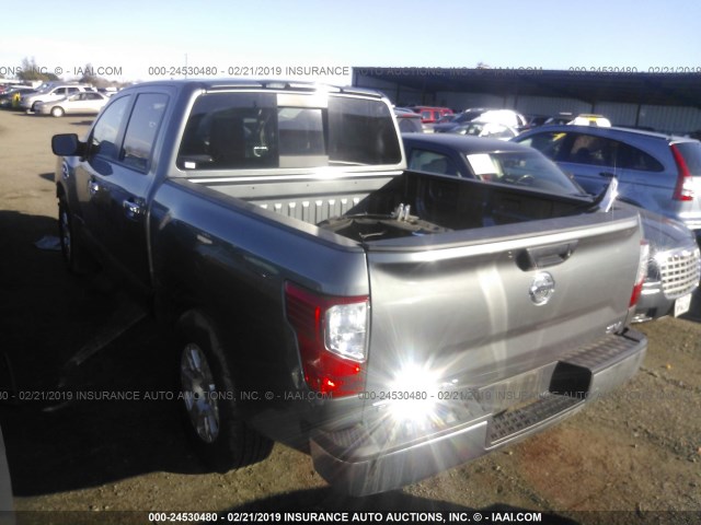 1N6AA1EK0HN538923 - 2017 NISSAN TITAN S GRAY photo 3