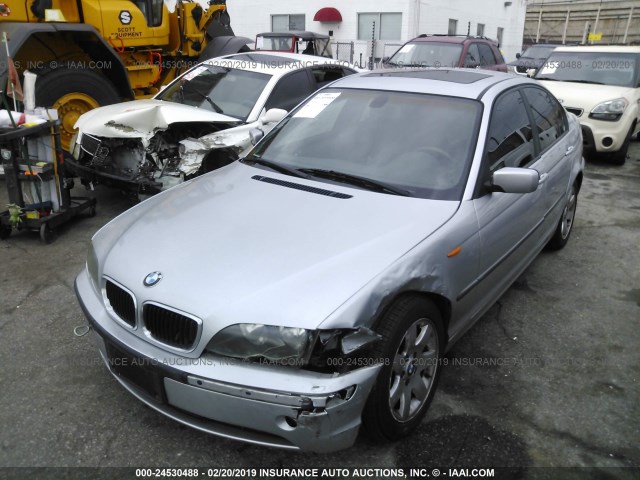WBAAZ33424KP90936 - 2004 BMW 325 IS SULEV SILVER photo 2