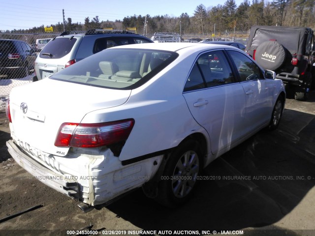 4T1BE46K77U683338 - 2007 TOYOTA CAMRY NEW GENERAT CE/LE/XLE/SE WHITE photo 4