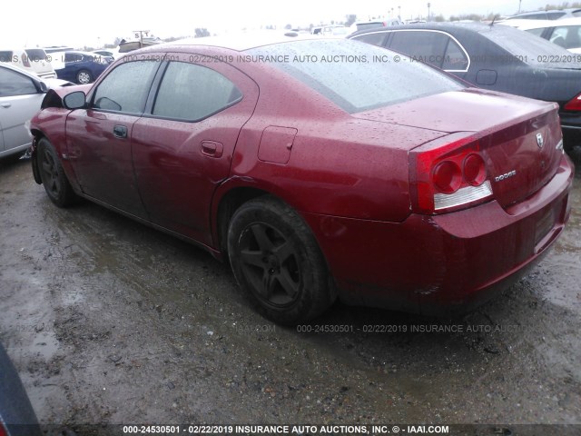 2B3CA3CV4AH227189 - 2010 DODGE CHARGER SXT RED photo 3