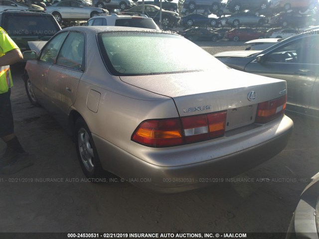 JT8BF28G2X5066355 - 1999 LEXUS ES 300 TAN photo 3