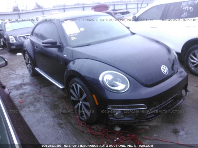 3VW4S7ATXDM685055 - 2013 VOLKSWAGEN BEETLE TURBO BLACK photo 1