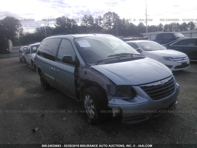 2A4GP54L16R861174 - 2006 CHRYSLER TOWN & COUNTRY TOURING BLUE photo 1