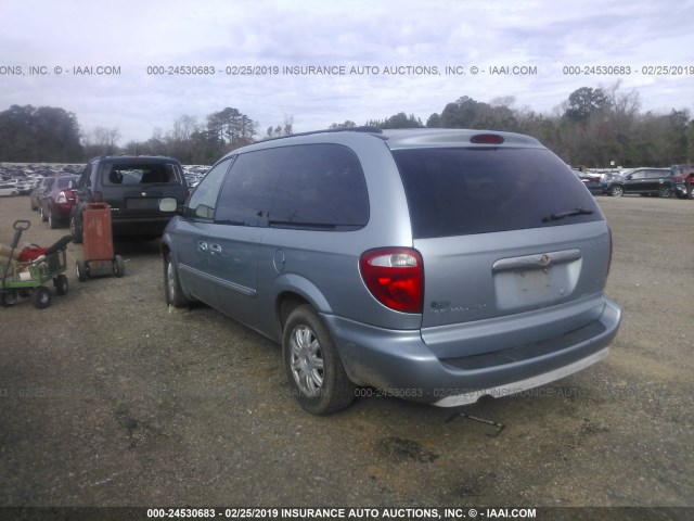 2A4GP54L16R861174 - 2006 CHRYSLER TOWN & COUNTRY TOURING BLUE photo 3