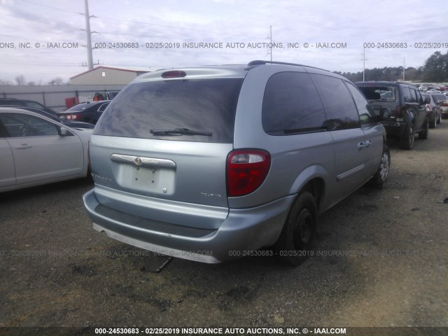 2A4GP54L16R861174 - 2006 CHRYSLER TOWN & COUNTRY TOURING BLUE photo 4