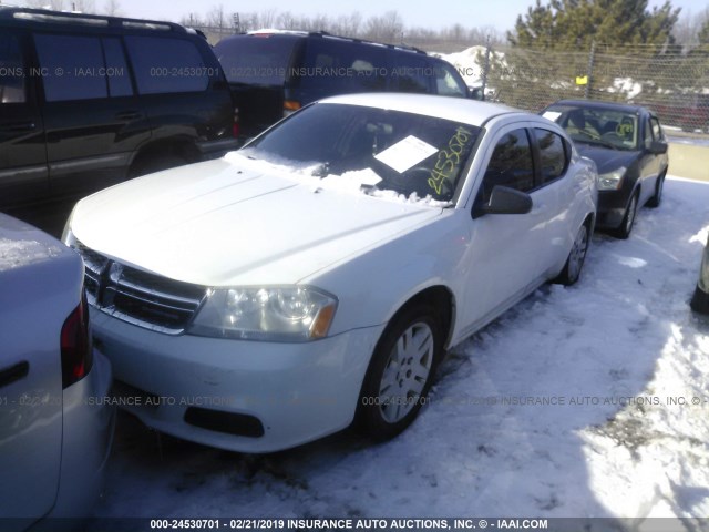 1B3BD4FBXBN579390 - 2011 DODGE AVENGER EXPRESS 白色 照片 2