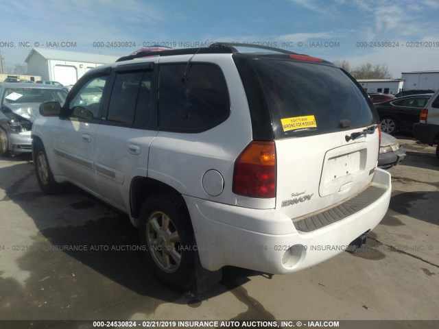 1GKDT13S222438638 - 2002 GMC ENVOY WHITE photo 3