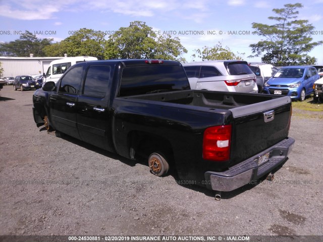 3GCEC13J68G193799 - 2008 CHEVROLET SILVERADO C1500 BLACK photo 3