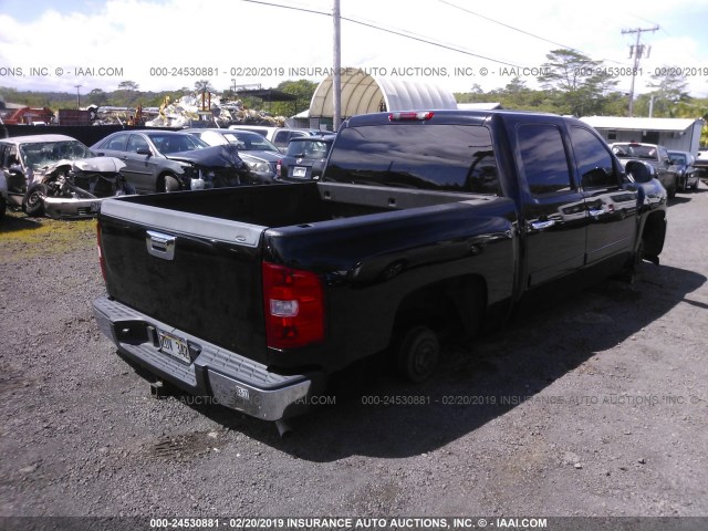 3GCEC13J68G193799 - 2008 CHEVROLET SILVERADO C1500 BLACK photo 4