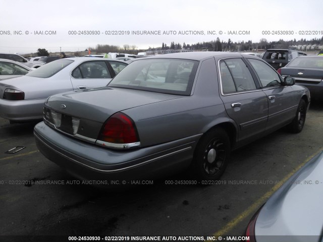 2FAFP74W5XX226209 - 1999 FORD CROWN VICTORIA LX GRAY photo 4