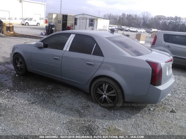 1G6DP577270118643 - 2007 CADILLAC CTS HI FEATURE V6 Light Blue photo 3