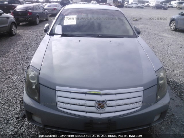 1G6DP577270118643 - 2007 CADILLAC CTS HI FEATURE V6 Light Blue photo 6