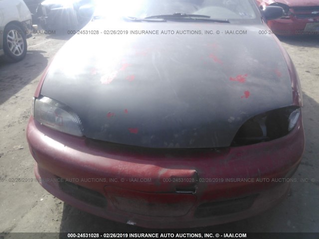 4G1JF32T0WB901224 - 1998 CHEVROLET CAVALIER Z24 RED photo 6