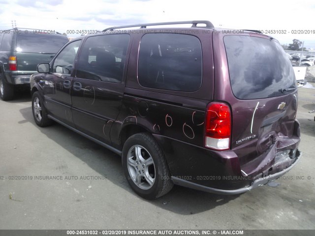 1GNDV23198D198169 - 2008 CHEVROLET UPLANDER LS BURGUNDY photo 3